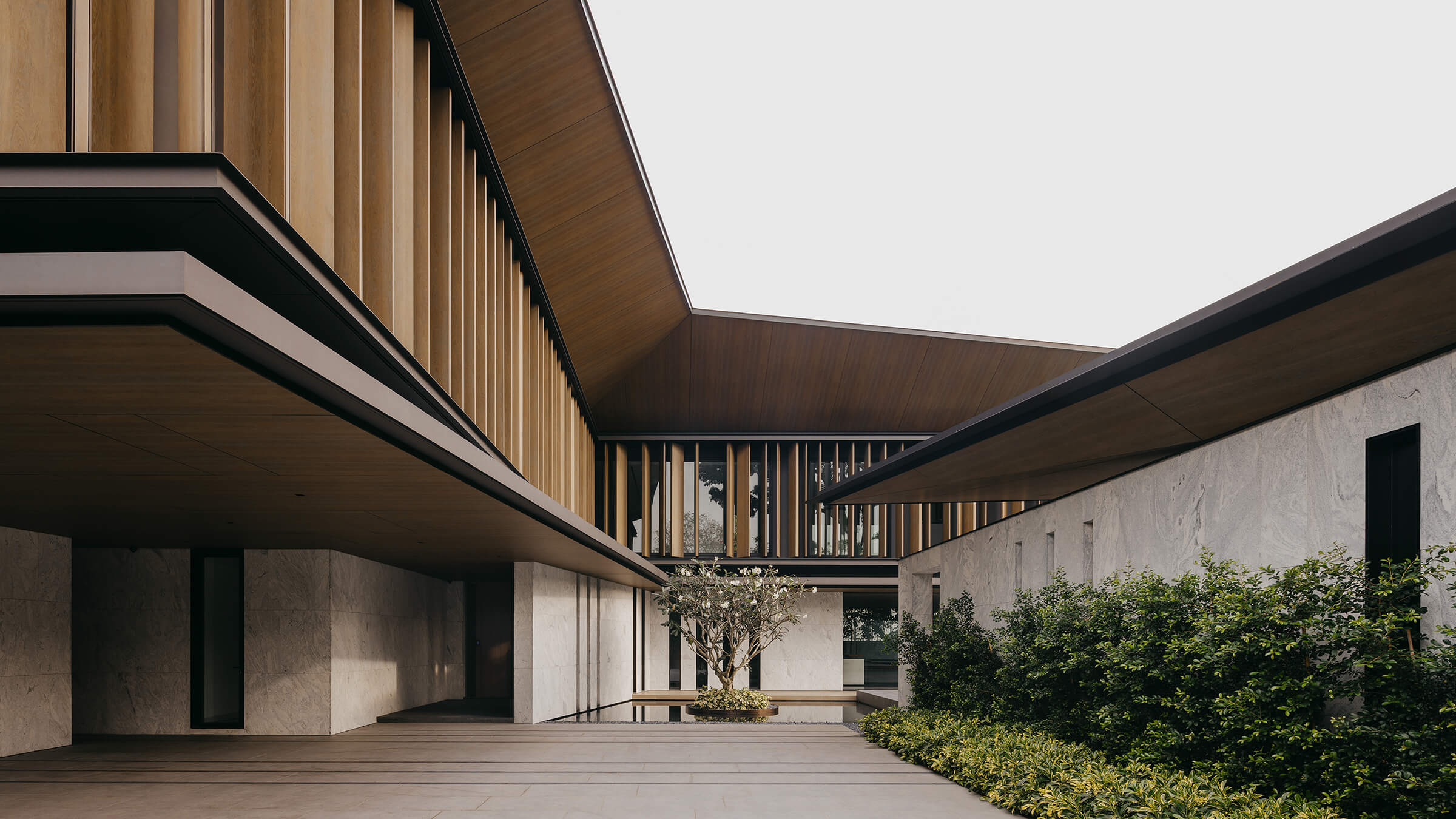 Outdoor courtyard