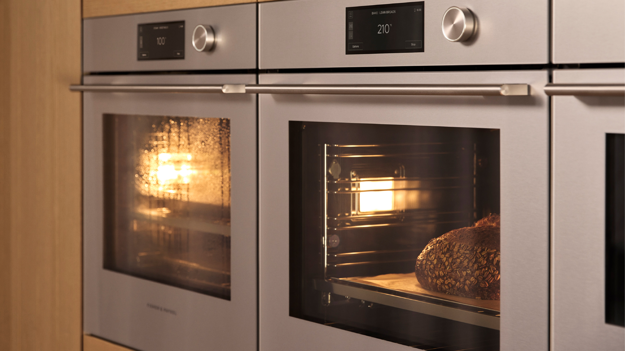Contemporary kitchen with Fisher & Paykel ovens
