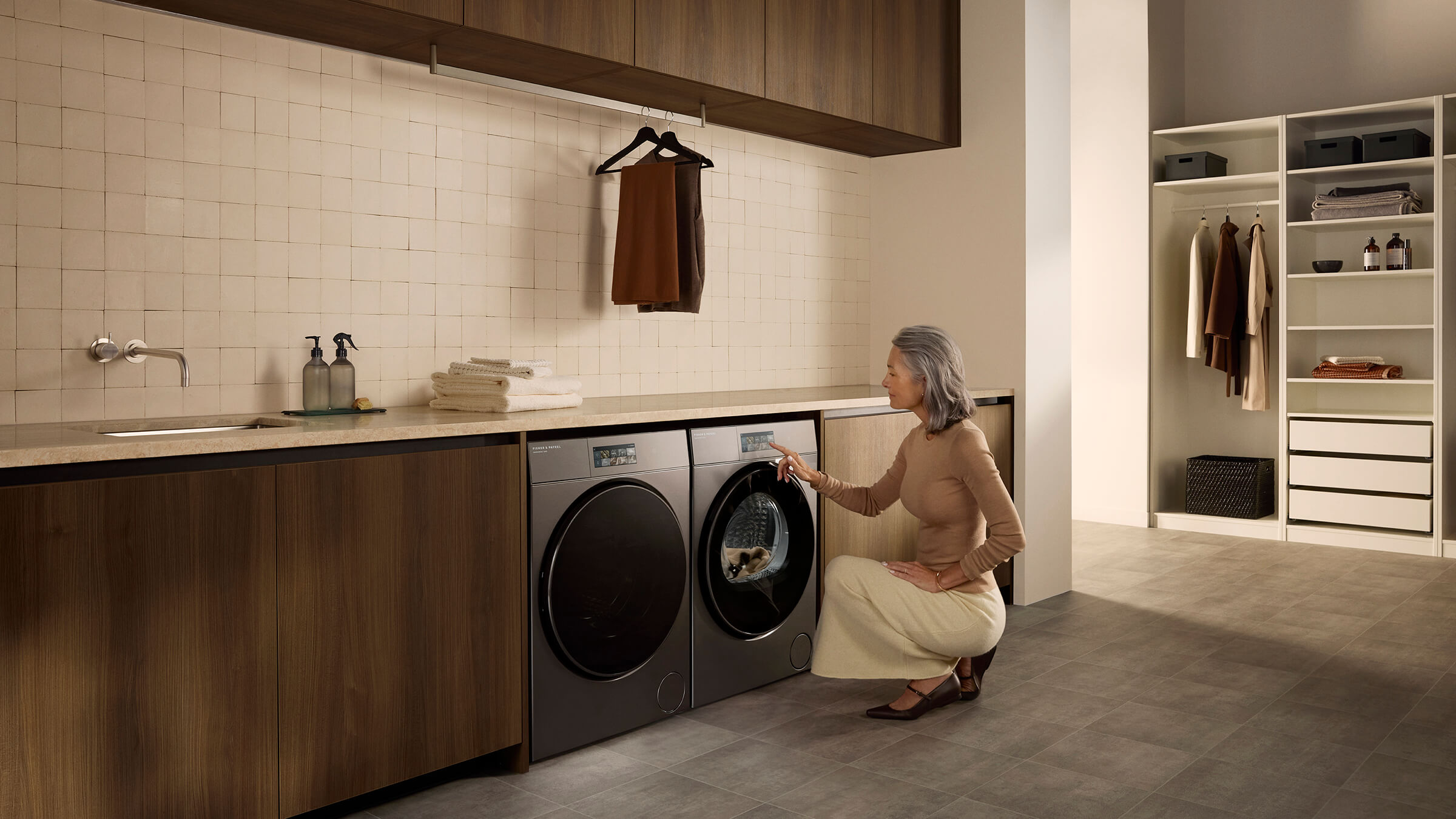 Contemporary washers and dryers